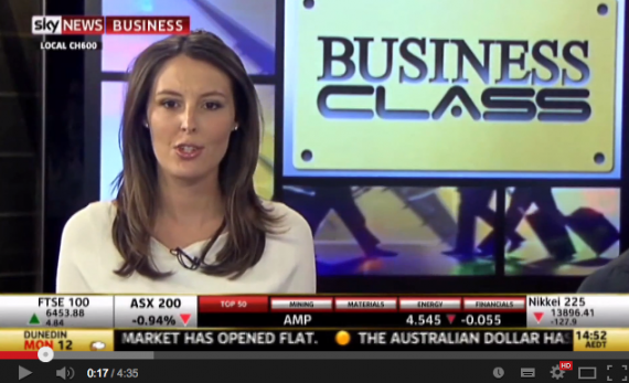 Sky News Business Business Class Future of Travel Anders Sörman-Nilsson