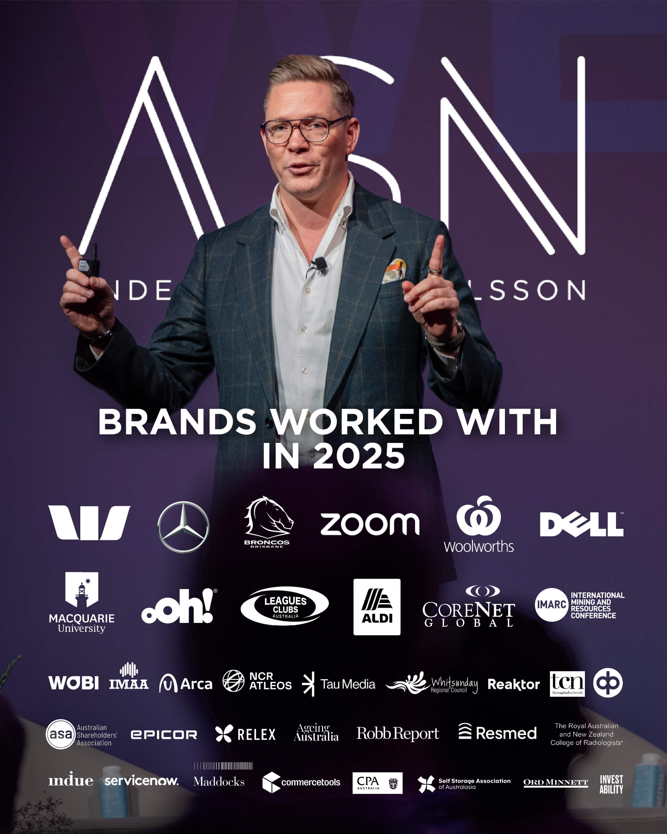 Futurist Keynote Speaker Anders Sörman-Nilsson 2025 Client Brands