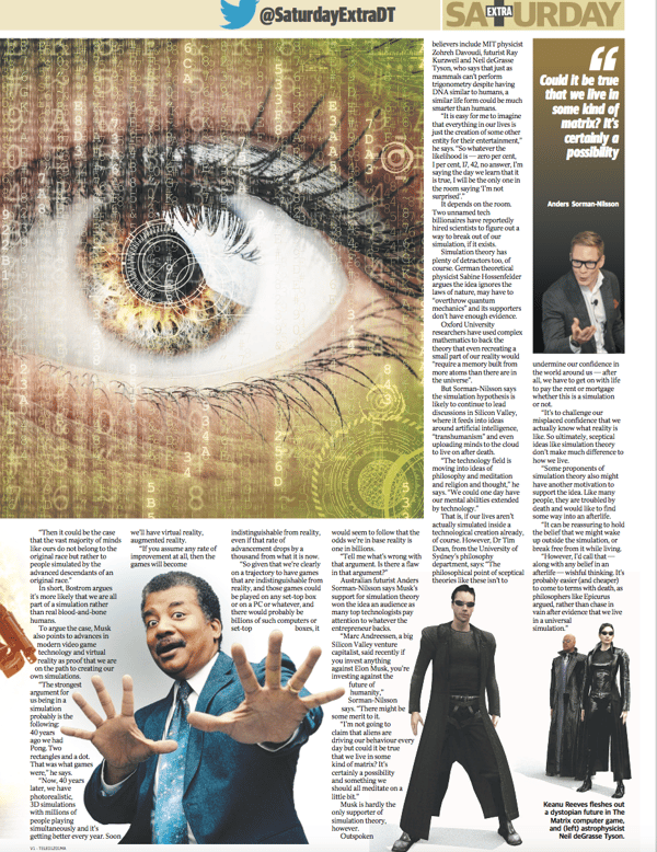 Daily Telegraph Media Futurist Anders Sorman-Nilsson