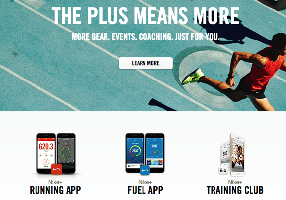 Nike+ brand experience