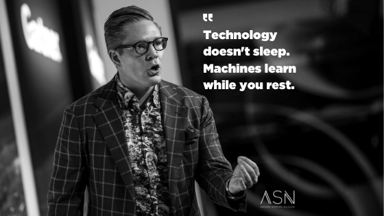 Futurist Anders Sörman-Nilsson: "Technology doesn't sleep. Machines learn while you rest"